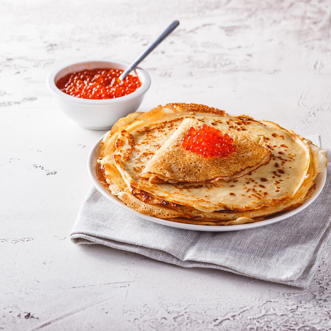 Rezept: Kaviar mit Blinis - einfach und köstlich