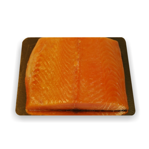 Norwegian salmon fillet on skin, cold smoked, 500 g