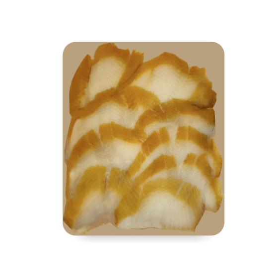 Филе палтуса, холодного копчения, слайсы, 125g