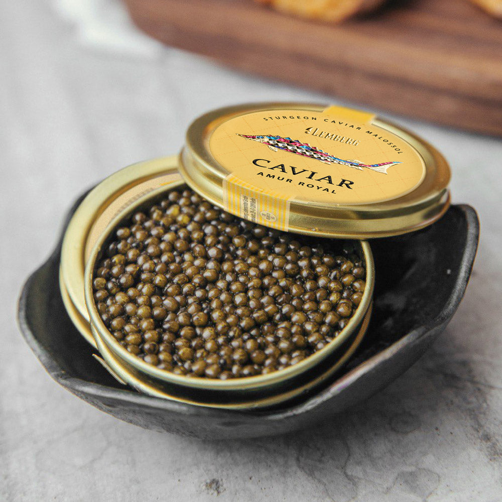Störkaviar Amur Royal, ohne Konservierungsstoffe, 100g