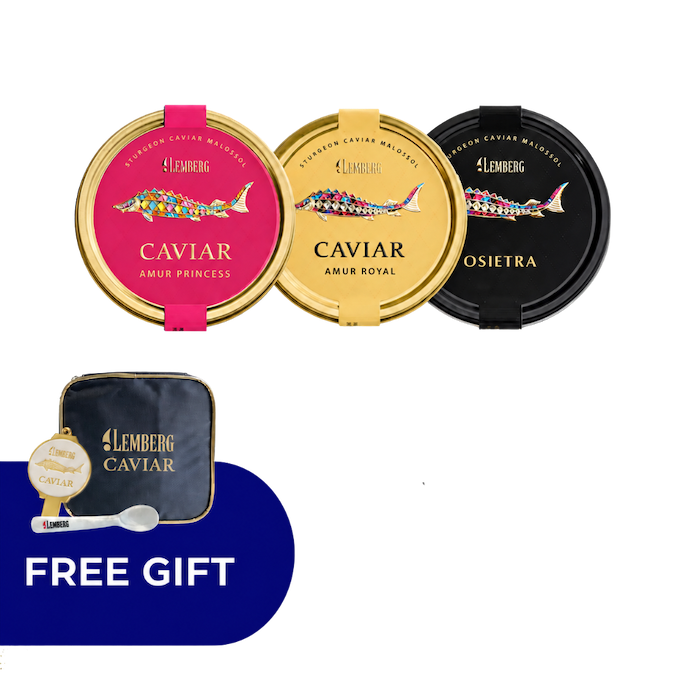 CAVIAR TRIO SET, 3 x 100g