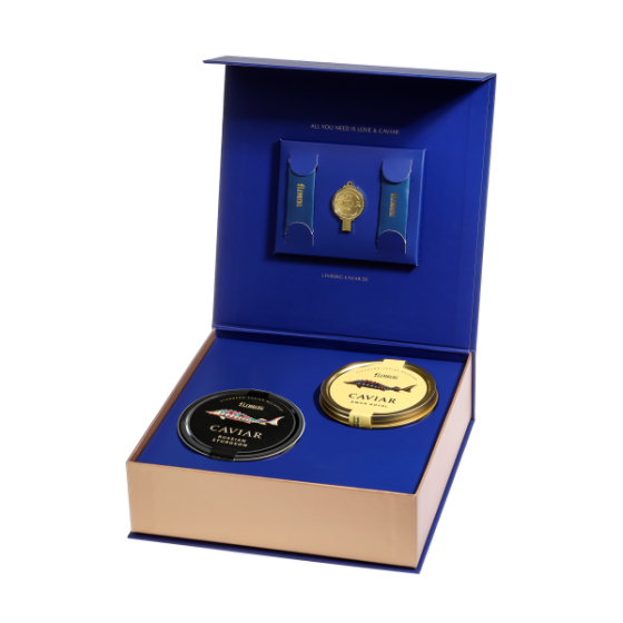 Икра осетровая OSIETRA & AMUR ROYAL Caviar, 2 х 100г