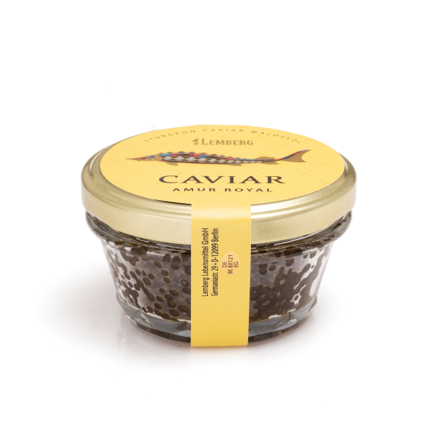 Икра осетровая, Amur Royal, без консервантов, 100g