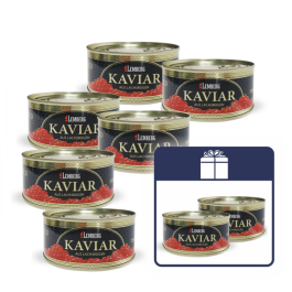 Gorbuscha - Lachskaviar ALASKA GOLD 250g, 6+2 - Lemberg Kaviar Shop